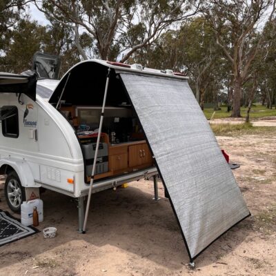 Shade Cloth, Privacy Screen With Piping for Camping -  Australia