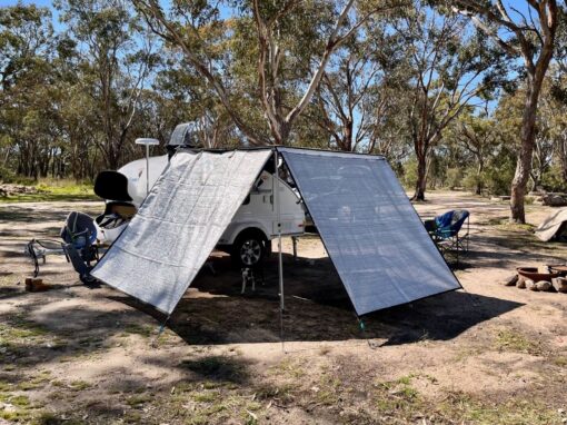 Shade screens for the Tear Drop Camper