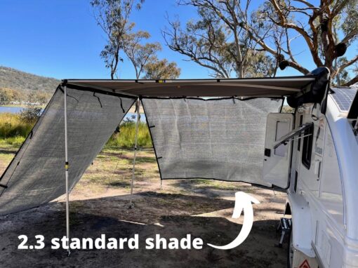2.3m shade for the side of the 2.4m Supa Peg awning